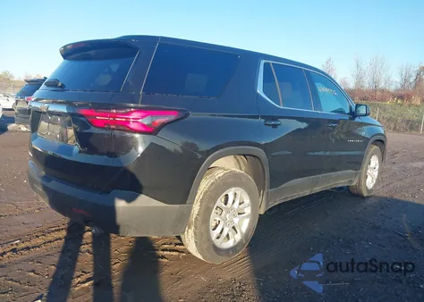 2022 Chevrolet Traverse Awd Ls из США, поврежденный, VIN 1GNEVFKW7NJ195163